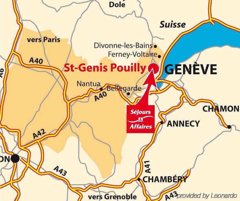 Aparthotel Sejours & Affaires Geneve Saint Genis Exterior foto